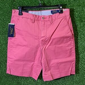 Polo Ralph Lauren Men's Classic Stretch Chino Shorts, Nantucket Red, 29 NWT